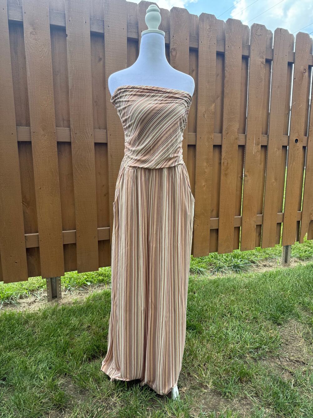 Lascana Strapless Maxi Dress Size 40